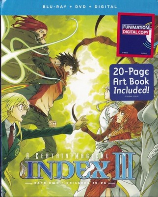 A Certain Magical Index III Teil Zwei : Episoden 14-26 (Bd / DVD,2020,4-Disc Set
