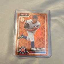 Topps 2026 Series 1 Chicks Parallel Shota Imanaga Chicago Cubs Card #178