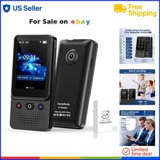 AI Language Translator Device Portable 138 Languages Voice Photo Offline Travel
