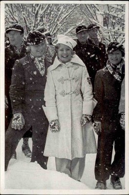 OLYMPIA 1936 Band I Sammelbild Nr. 4 SONJA HENIE Olympische Winterspiele Olympic