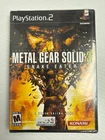 Metal Gear Solid 3 Snake Eater Game Playstation 2 Factory Sealed Brand New READ
