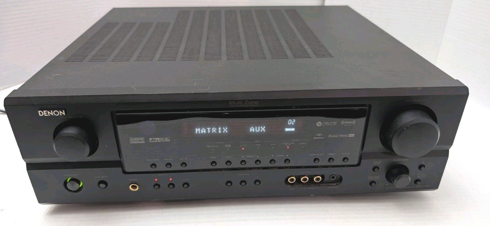 Denon AVR-1707 Receiver HiFi Stereo 7.1 Channel Audiophile Phono