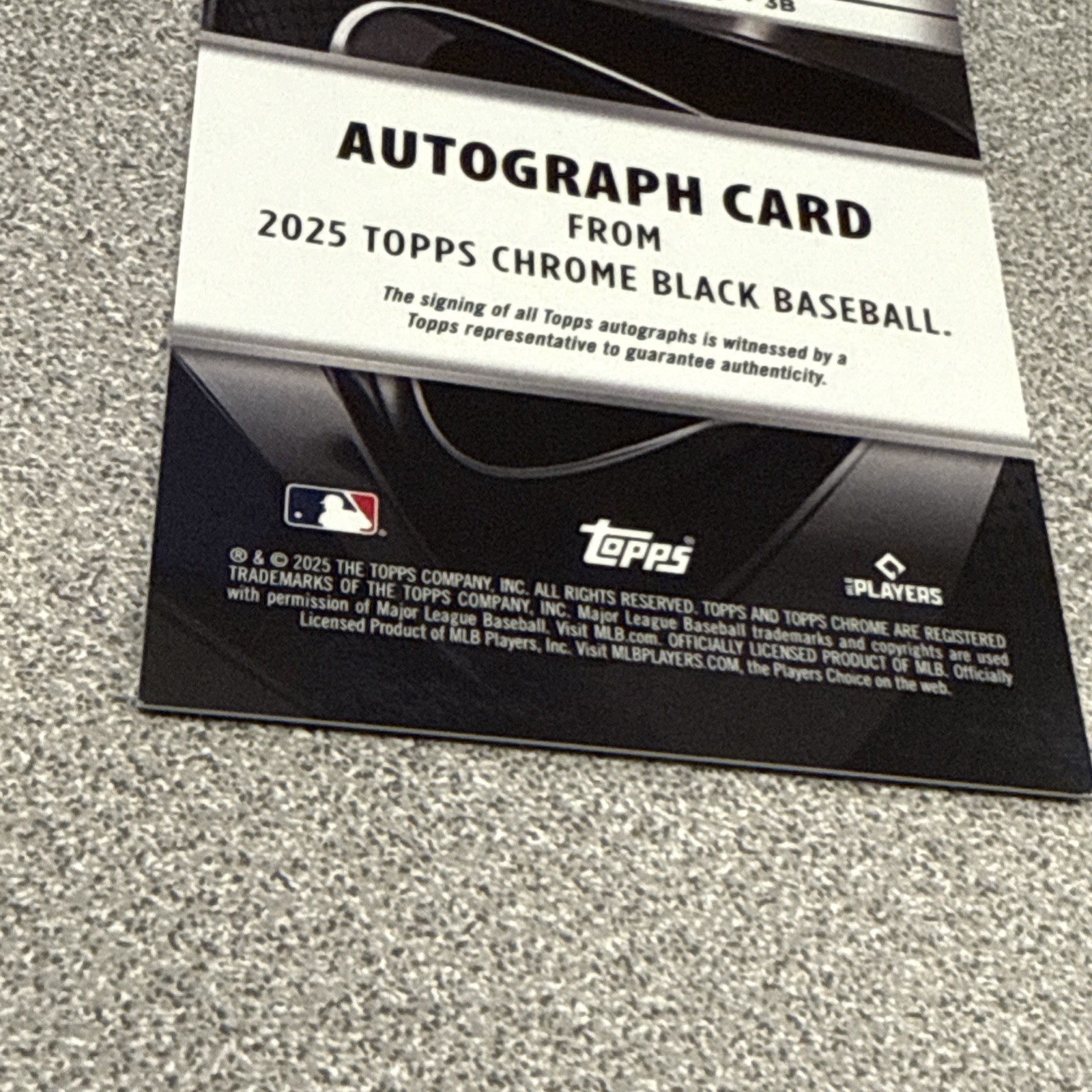 2025 TOPPS CHROME BLACK Jose Ramirez Auto True Gold #/50 Guardians MVP view 13