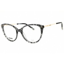 Missoni Women's Eyeglasses White/Black Pattern Full Rim Frame MIS 0109 0S37 00