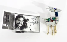 Liztech 1998 ANASAZI ANTELOPE 2.75" Brooch Pin Vintage Rare