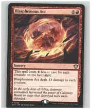 Blasphemous Act 238 Commander: Secrets of Strixhaven NM Magic