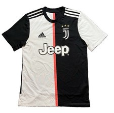 Adidas Juventus Jersey Mens Large Black White Jeep Soccer Shirt 2019 Home Kit