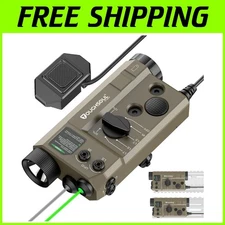 Tactical Flashlight Green Laser 3-in-1 Combo