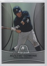 2010 Bowman Platinum Prospects Thin Stock Refractor /999 Austin Romine #PP19 0b0