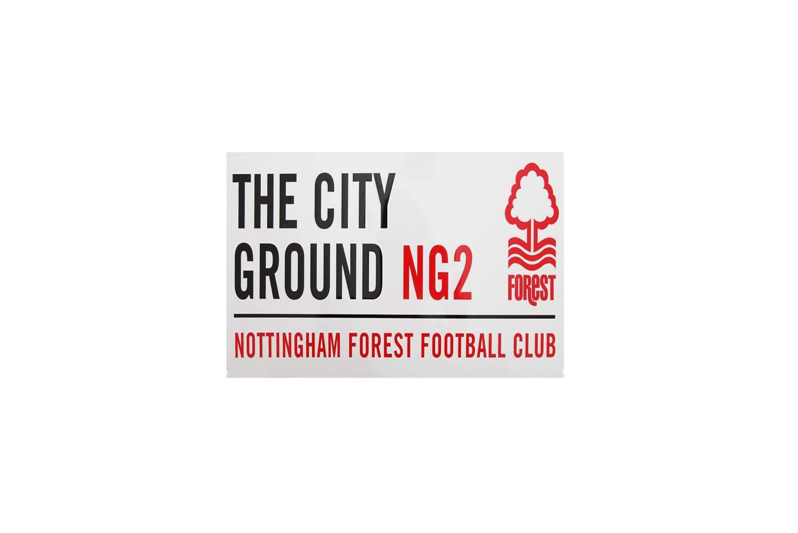 EpochSign Nottingham Forest Fc Football Gift Street Sign 8X12 INCHES, #P908