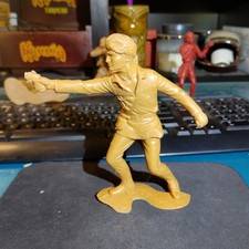 Vintage 1964 Louis Marx Plastic Daniel Boone Frontiersman Figure 6" Base Broken