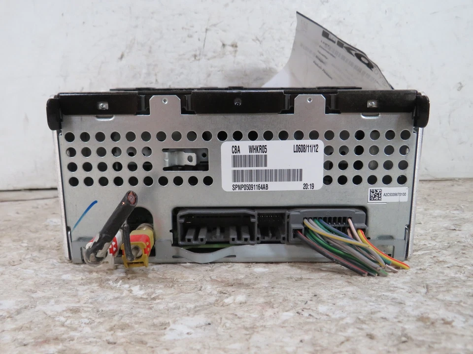 12 2012 Dodge Ram 1500 Radio Media Receiver CD MP3 Satellite OEM LKQ Foto 3 de 4