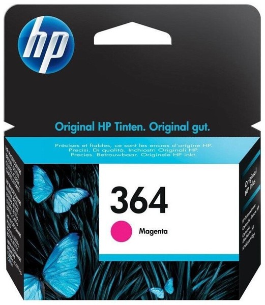 Orig. Hp Druckerpatrone 364 Magenta Tinte CB319EE Photosmart Deskjet Ca. 300 S.!-image