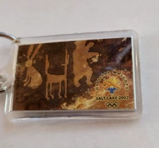 Salt Lake 2002 Olympics Official Mascot Double Sided Keyring