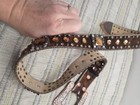 Nocoma Genuine leather belt with cow hide 36.5" long medium  — photo 6