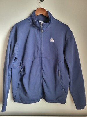 Nike ACG Therma Fit Fleece Lined Full Zip Jacket M Polyester Navy Vintage Y2K