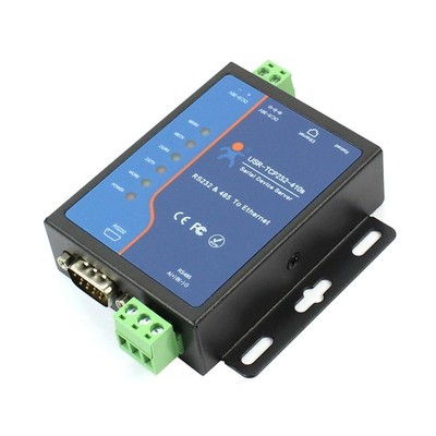 Terminal Power Supply RS232 RS485 to TCP/IP Converter Ethernet  Device Server