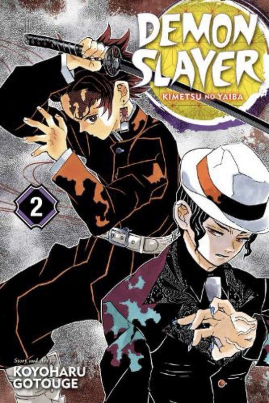 Demon Slayer Kimetsu no Yaiba Vol 2 Manga Paperback Koyoharu Gotouge Book
