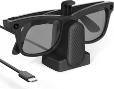 Cisian Charging Dock Compatible with Ray-Ban Meta Smart Glasses Wayfarer/Skyler/
