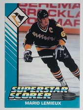 1993 Mario Lemieux Superstar Scorer Starting Lineup Card 🔥HOF🔥MT/SHARP🔥
