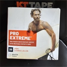 KT TAPE Pro Extreme Water Resistant Kinesiology Sports Tape Titan Tan 20 Strips