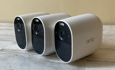 Arlo Essential 3 Wireless Spotlight Security Cameras 1080P VMC2330- Cameras Only