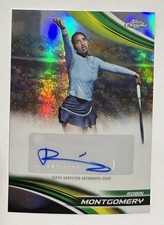 2025 TOPPS CHROME TENNIS ROBIN MONTGOMERY REFRACTOR AUTO CARD #CA-RMY