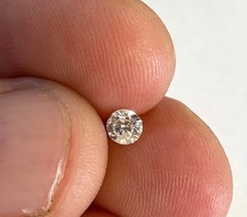 0.27 Carat F Color Round Brilliant Natural Enhanced EARTH MINED Diamond 4.12mm