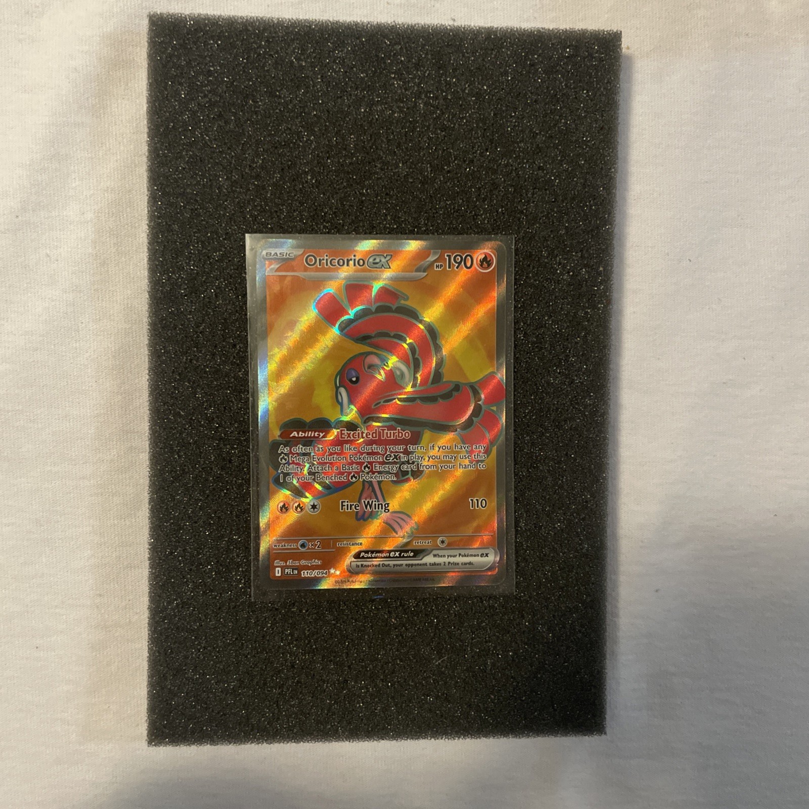 Oricorio ex 110/094 Me02: Phantasmal Flames Holo