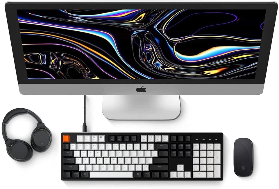 C2 104 Keys Full Size Wired Mechanical Keyboard for Mac Windows, Hot-swappabl... - Image 2 of 4