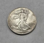 1943 Walking Liberty Silver Half Dollar 90% Silver