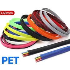 Expandable Braided Cable Sleeving 3mm - 30mm Auto Wiring Harness Tidy Sheathing