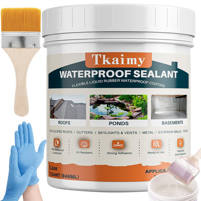 Tkaimy 1 Quart 32Oz Invisible Waterproof Agent Transparent Waterproof Coating