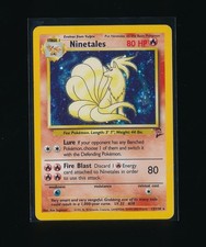 NINETALES 13/130 BASE SET 2 ENGLISH HOLO RARE 80HP 1999 POKEMON TCG C73 on eBay