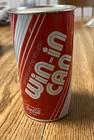 Uunopened  Vintage Coca-Cola Win-In Can Special Prize Soda Collectible 1970's