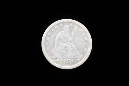 1854 Seated Liberty Quarter #EB12634