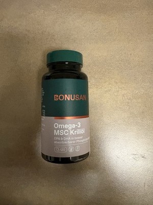 Omega-3-MSC Krillöl | Softgel Kapseln 120 Stk. Naturesan Bonusan