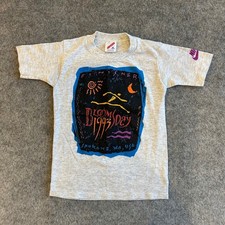 Kids Vintage 1993 Nike Jerzees Bloomsday Race Finisher Single Stitch T-Shirt M