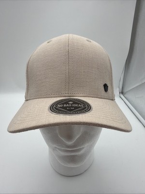 NO BAD IDEAS HAMILTON 2.0 MENS STRETCH FIT HAT S/M Or L/XL TAN BEIGE NEW