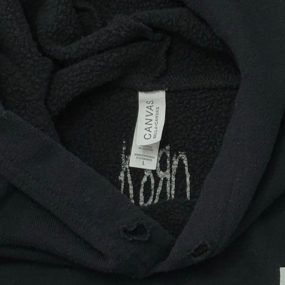 Sudadera con Capucha Korn Metal Band Tour Merch Talla L Grunge Rara Foto 4 de 4