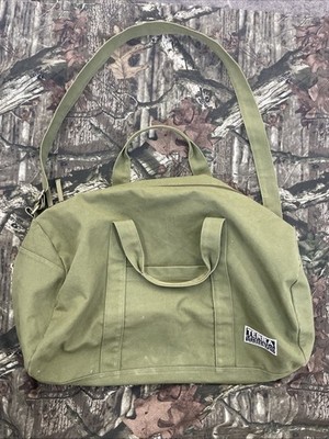 Terra Thread Organic Cotton Earth In Green  - Sustainable Duffle Travel H67