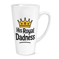 Gift Base GroßE Latte Tasse 17Oz Keramik Weiß Lustig Vatertag KöNig