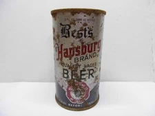 HAPSBURG (BEST'S) O/I IRTP FLAT TOP BEER CAN~BEST BRG, CHICAGO, ILL