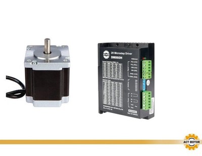 SALE] 1Axis Nema34Schrittmotor10N=1416OZ  D-Shaft Φ14mm 116MM & driver DM860H