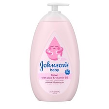 Johnson's Baby Moisturizing Pink Lotion 27.1 Fl Oz Coconut Oil Hypoallergenic