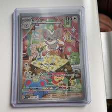 Pokemon TCG Cinccino 183/162 Temporal Forces Illustration Rare Holo Full Art