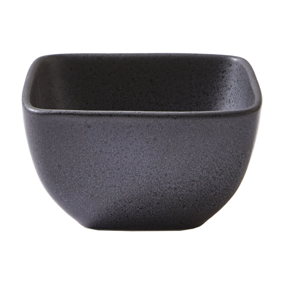 Better Homes & Gardens Anderson Grey Square-Shaped Stoneware 12-Piece Dinnerware - Image 2 of 4