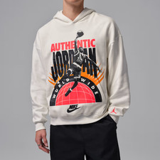 Nike Jordan Brooklyn Fleece Men  s Pullover Hoodie IF1843-045 White