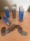 Buffalo Nickels 1935-1937 Circulated Lot 5C Variety US Coins in Tubes