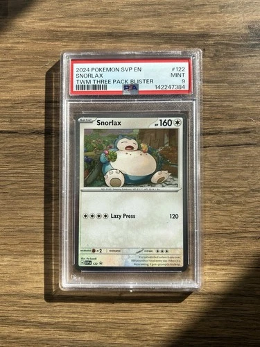 2024 Pokémon SVP Promo Twilight Masquerade 122 | Snorlax PSA 9 🐉💎